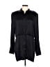 MNG 100% Polyester Black Casual Dress Size 10 - photo 1