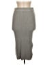 ee:some Solid Gray Casual Skirt Size M - photo 1