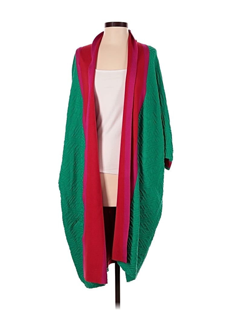 Pre-owned Emily Mccarthy Cardigan Sweater In Green