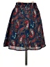 Assorted Brands Paisley Blue Casual Skirt Size S - photo 2