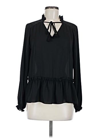 Maison Jules Long Sleeve Blouse (view 1)