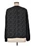 Vince Camuto 100% Polyester Animal Print Polka Dots Black Long Sleeve Blouse Size XL - photo 2