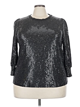 Alice Blue 3/4 Sleeve Top