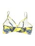 Unbranded Tropical Yellow Swimsuit Top Size L - photo 2
