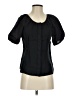 J.Crew Black Short Sleeve Blouse Size 0 - photo 1