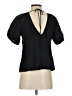 J.Crew Black Short Sleeve Blouse Size 0 - photo 2