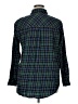 Gap 100% Cotton Plaid Green Long Sleeve Button-Down Shirt Size XL - photo 2