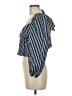 Gianni Bini Black Blue 3/4 Sleeve Blouse Size M (estimated) - photo 5