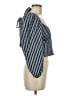 Gianni Bini Black Blue 3/4 Sleeve Blouse Size M (estimated) - photo 4