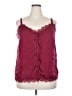 Mi ami 100% Polyester Burgundy Sleeveless Blouse Size 2X - photo 1