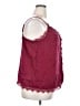 Mi ami 100% Polyester Burgundy Sleeveless Blouse Size 2X - photo 4