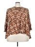 C established 1946 Brown 3/4 Sleeve Blouse Size 22 - 24 - photo 1