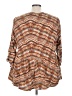 C established 1946 Brown 3/4 Sleeve Blouse Size 22 - 24 - photo 2