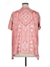 Catherines Pink Short Sleeve Blouse Size 0X (14-16W) - photo 2