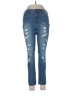 Bullhead Hearts Blue Jeans Size 13 - photo 1