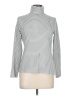 Lands' End Houndstooth Silver Long Sleeve Blouse Size 10 - 12 - photo 1