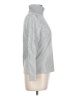 Lands' End Houndstooth Silver Long Sleeve Blouse Size 10 - 12 - photo 4