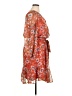 Sam Edelman 100% Polyester Paisley Orange Casual Dress Size 1X - photo 4