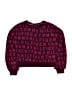 Tommy Hilfiger Print Burgundy Pullover Sweater Size 8 - 10 - photo 1