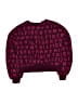 Tommy Hilfiger Print Burgundy Pullover Sweater Size 8 - 10 - photo 2