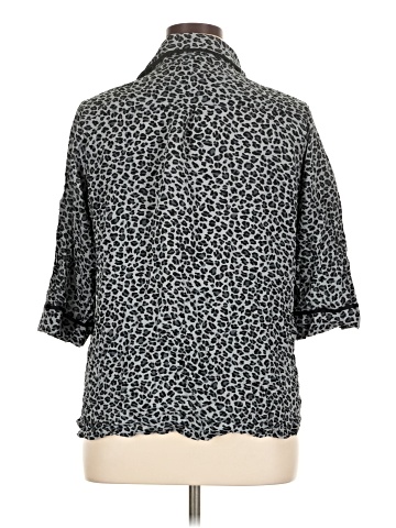 DKNY 3/4 Sleeve Button-Down Shirt (view 2)