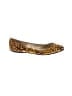 Jimmy Choo Animal Print Brown Yellow Flats Size EU 39 - photo 1