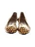 Jimmy Choo Animal Print Brown Yellow Flats Size EU 39 - photo 2