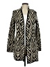 Kasper Chevron-herringbone Gold Tan Cardigan Size M (estimated) - photo 1