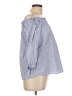 Love Notes 100% Polyester Blue 3/4 Sleeve Blouse Size L - photo 4