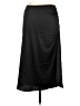 Lounge Solid Black Casual Skirt Size L - photo 2
