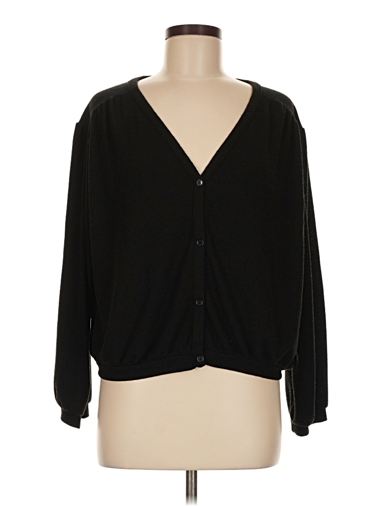 Pre-owned Express Cardigan Sweater In Black