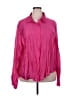Shein Curve 100% Polyester Pink Long Sleeve Blouse Size 20 Plus (4) - photo 1