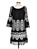 White Mark Black Kimono Size L - photo 2