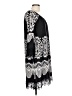 White Mark Black Kimono Size L - photo 4