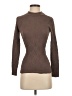 Aura Brown Long Sleeve Top Size S - photo 1