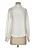 Free People Chevron-herringbone Solid Ivory Long Sleeve Blouse Size XS - photo 1