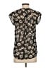 Daniel Rainn 100% Polyester Floral Black Short Sleeve Blouse Size S - photo 2