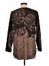 Nally & Millie Paisley Brown Pullover Sweater Size L - photo 2