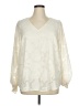 Hailey & Co. 100% Polyester Ivory 3/4 Sleeve Blouse Size XL - photo 1