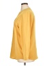 Unbranded 100% Polyester Yellow Long Sleeve Blouse Size XL - photo 5