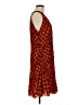 Unbranded Print Orange Cocktail Dress Size M (estimated) - photo 4