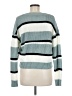 Shein 100% Acrylic Stripes Teal Pullover Sweater Size 6 - photo 2