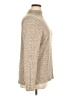 BeachLunchLounge Animal Print Tan Turtleneck Sweater Size XL - photo 4