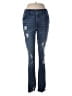 Express Outlet Hearts Blue Jeans Size 6 - photo 1