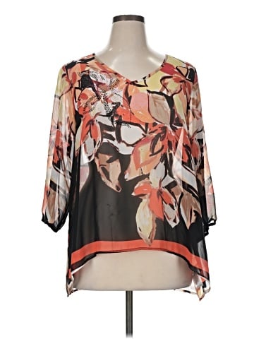 Energie 3/4 Sleeve Blouse (view 1)