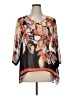 Energie 100% Polyester Orange 3/4 Sleeve Blouse Size XL - photo 1