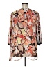 Energie 100% Polyester Orange 3/4 Sleeve Blouse Size XL - photo 2