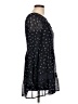 Abercrombie 100% Polyester Stars Black Casual Dress Size 13 - 14 - photo 4