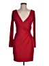 Assorted Brands Solid Red Cocktail Dress Size M - photo 1