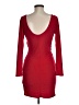 Assorted Brands Solid Red Cocktail Dress Size M - photo 2